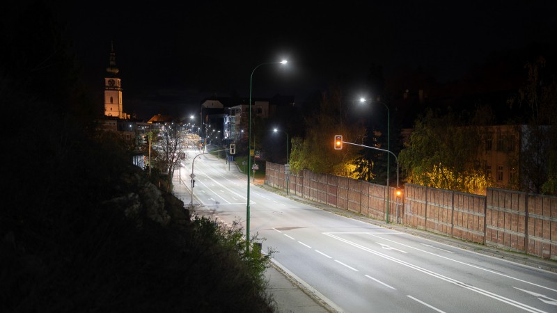 Reference video - Street lighting - Třebíč